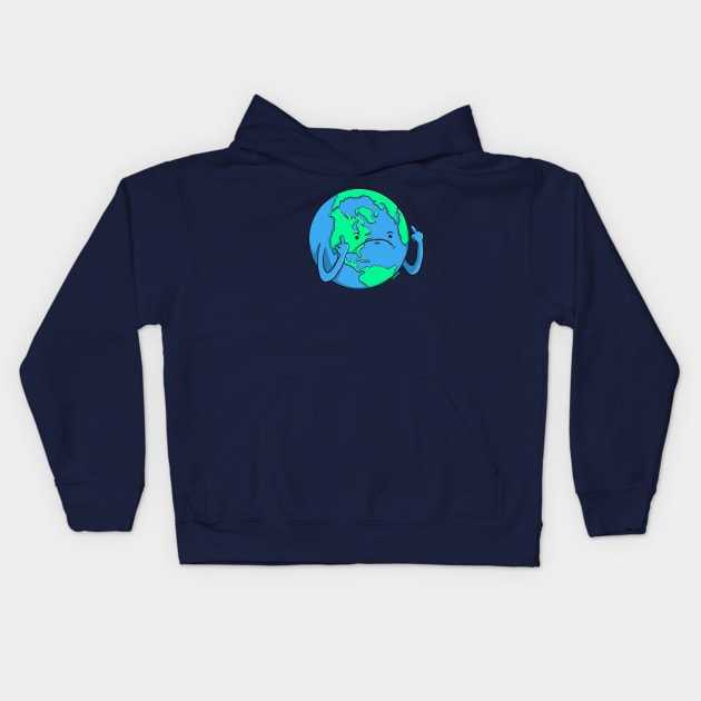 Mad Earth Kids Hoodie by Robisrael